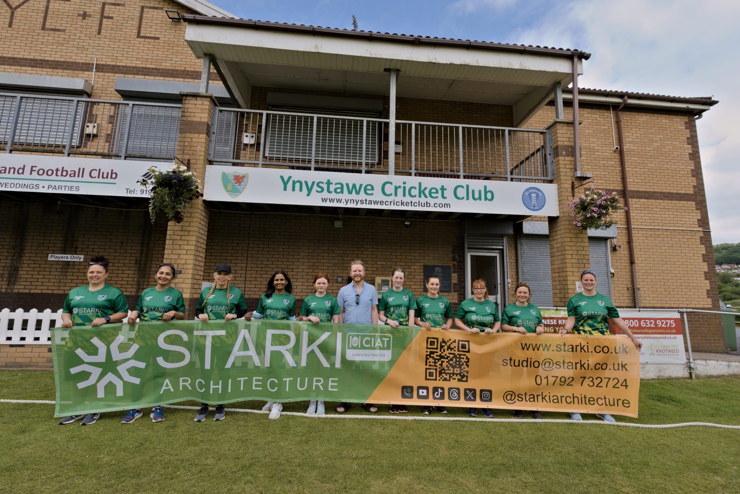 Chartered Architecture Firm Sponsors Ynystawe Cricket Club